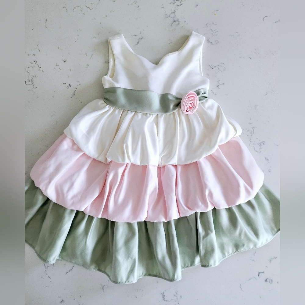 Princess  Faith Tiered Bubble Dress